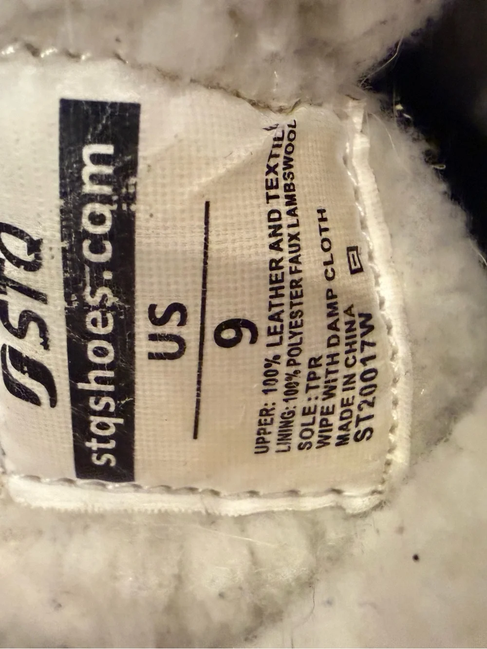 STQ Women's Plaid Winter Duck Boots Size 9 Waterproof Snow Shoes Navy Tan